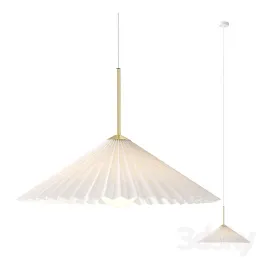 H M Home Pendant Lamp with Pleated Shade